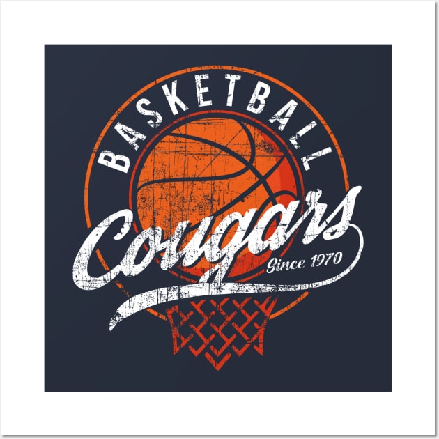 CEC Cougars Basketball Wall Art by MorlockTees